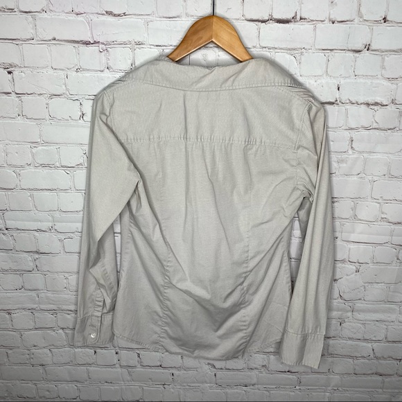 J Crew Haberdashery Stretch Polka Dot Button Up Shirt - Picture 5 of 5